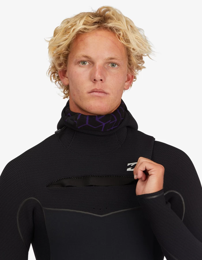 BILLABONG 5/4 FURNACE HOODED CHEST ZIP WETSUIT FOR MEN - Image 5