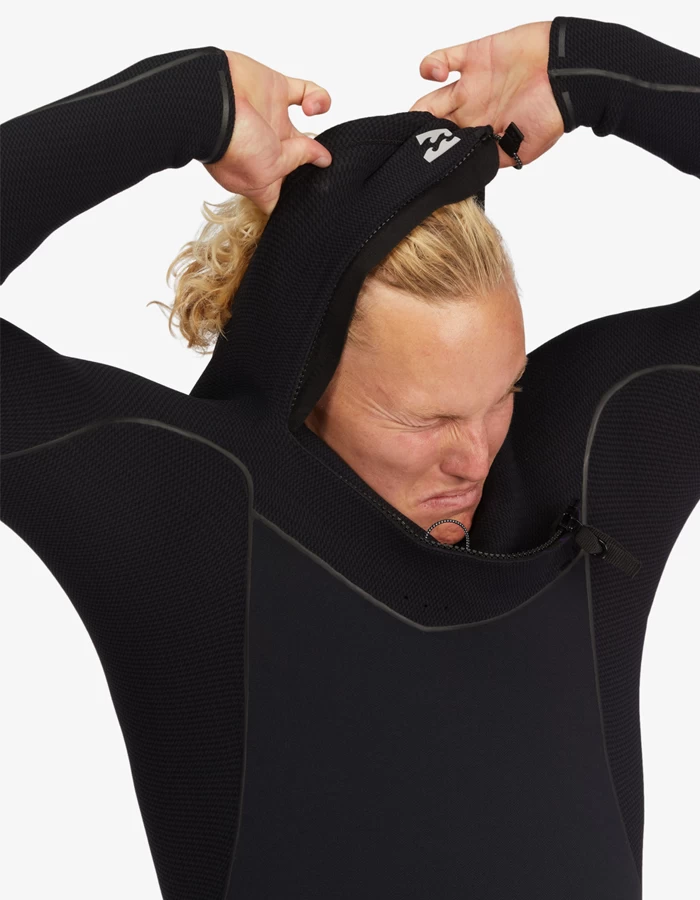BILLABONG 5/4 FURNACE HOODED CHEST ZIP WETSUIT FOR MEN - Image 8