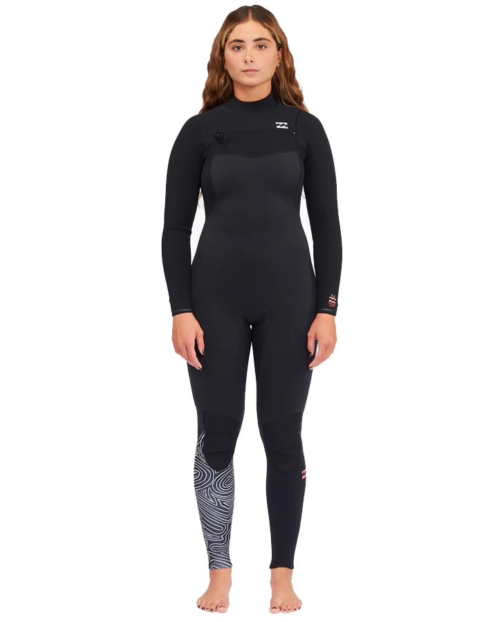 BILLABONG 5/4 FURNACE CHEST ZIP WETSUIT FOR WOMEN