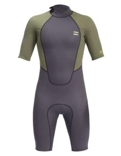 BILLABONG INTRUDER 2/2 MM BACK ZIP ANTIQUE BLACK