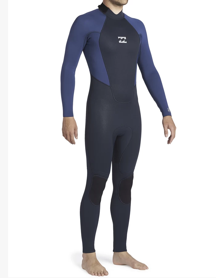 BILLABONG INTRUDER 3/2 MM BACK ZIP NAVY - Image 3