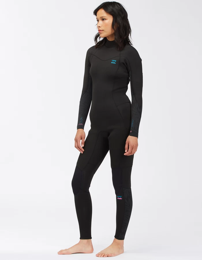 BILLABONG 4/3 SYNERGY BACK ZIP WETSUIT FOR WOMEN - Image 3