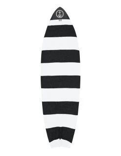 CAPTAIN FIN BOARDSOCK COVER STRETCH HYBRID BLACK WHITE