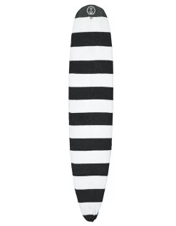 CAPTAIN FIN BOARDSOCK COVER STRETCH LONGBOARD BLACK WHITE