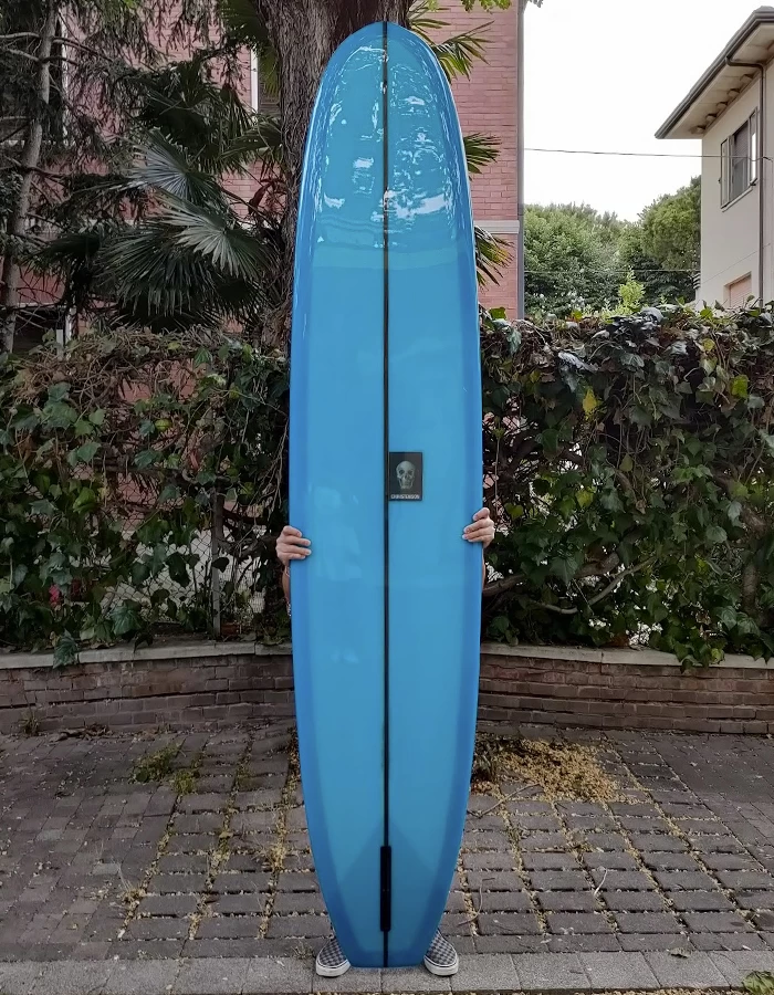 CHRIS CHRISTENSON 9'6" BONNEVILLE LONGBOARD BLUE - Image 3