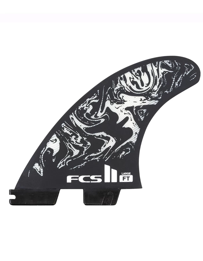 FCS II FILIPE TOLEDO TRI FIN SET BLACK WHITE - Image 2