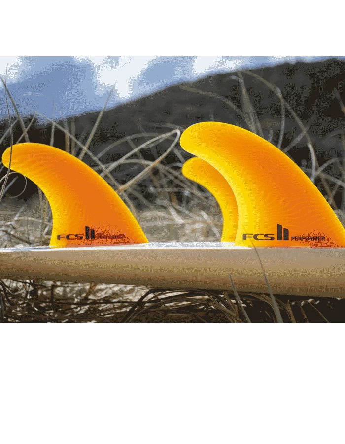 FCS II PERFORMER NEO GLASS ECO BLEND TRI FIN SET MANGO - Image 2