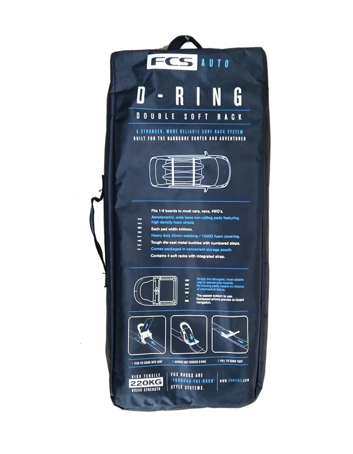 FCS D-RING SOFT RACKS DOUBLE - Image 2