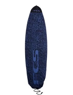 FCS SURFBOARD COVER STRETCH FISH/FUNBOARD 7'0' STONE BLUE