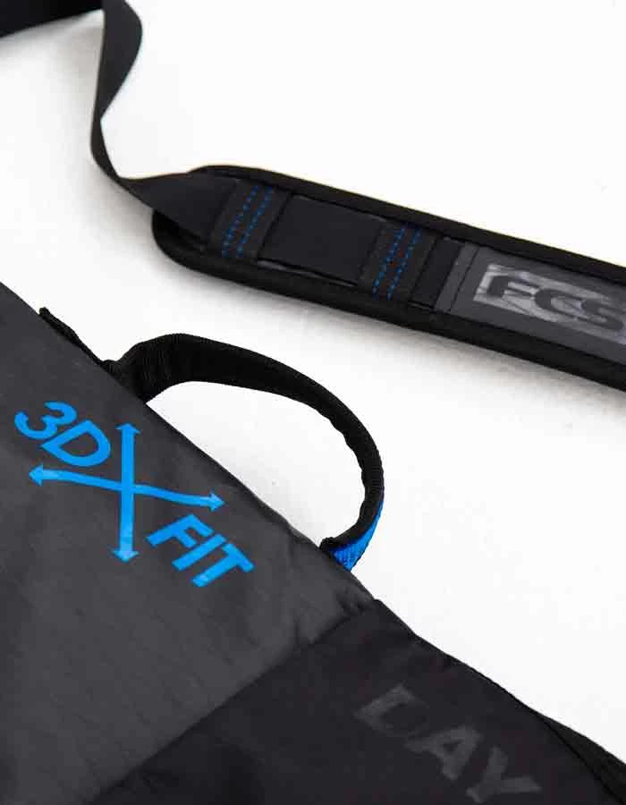 FCS SURFBOARD COVER SINGLE 5'6'' DAY FUNBOARD 3DXFIT BLACK - Image 6