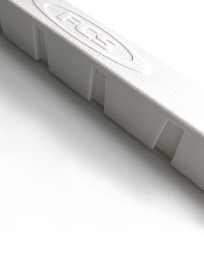 FCS 10'' LONGBOARD FIN BOX WHITE - Image 2