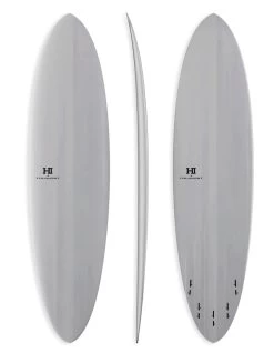 FIREWIRE HI MID 6 7'6’’-7'10" MID LENGTH THUNDERBOLT RED WHITE FCSII