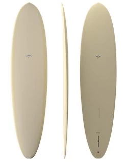 FIREWIRE OUTLIER 7'6" MID LENGTH THUNDERBOLT RED TAN SINGLE FIN