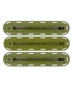 FUTURES THRUSTER SET FIN BOX ARMY GREEN