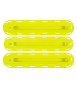 FUTURES THRUSTER SET FIN BOX NEON YELLOW