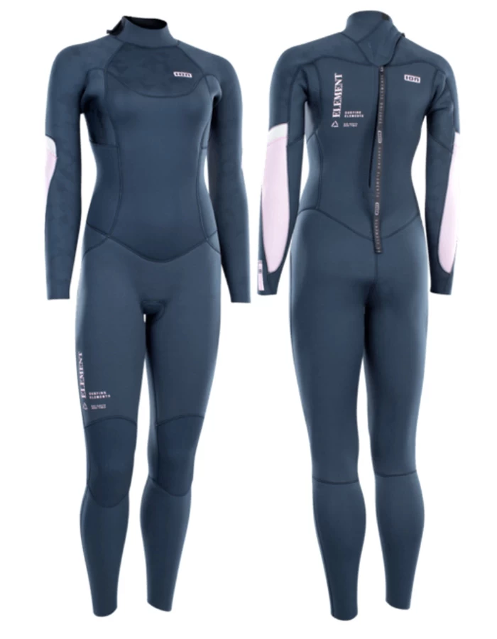 ION ELEMENT SEMIDRY 5/4 DL BACK ZIP WOMEN WETSUIT