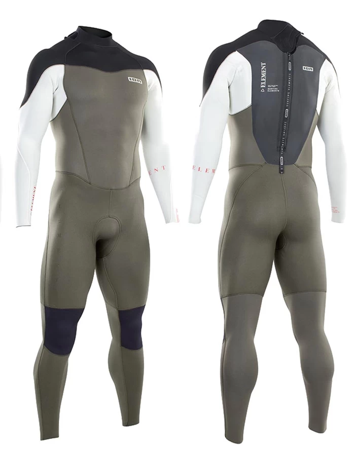 ION WETSUIT ELEMENT SEMIDRY 3/2 BACK ZIP - Image 2