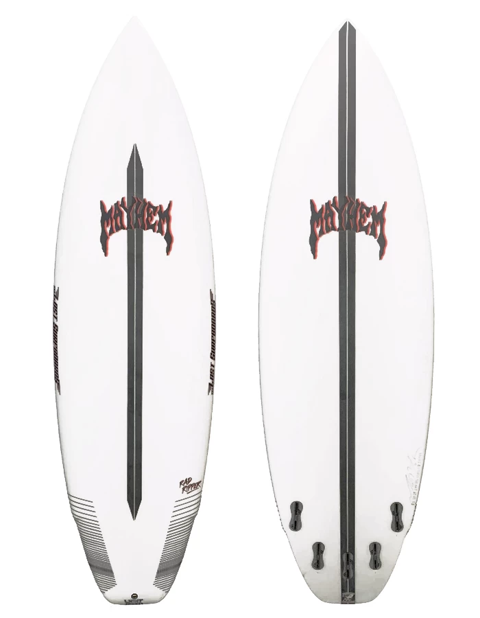 LOST SURFBOARDS 5'9" RAD RIPPER LIGHT SPEED 5 FINS FCSII
