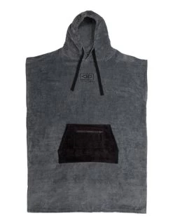 OCEAN & EARTH BREAK PONCHO CHARCOAL