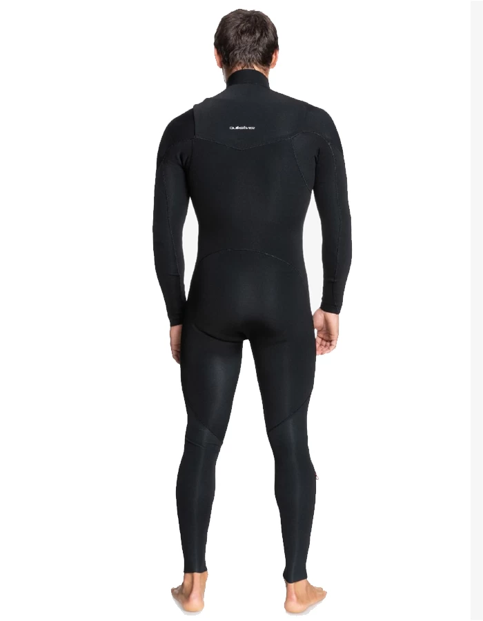 QUIKSILVER 4/3 EVERYDAY SESSIONS CHEST ZIP WETSUIT BLACK - Image 2
