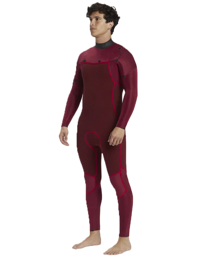 QUIKSILVER 4/3 EVERYDAY SESSIONS CHEST ZIP WETSUIT BLACK - Image 6