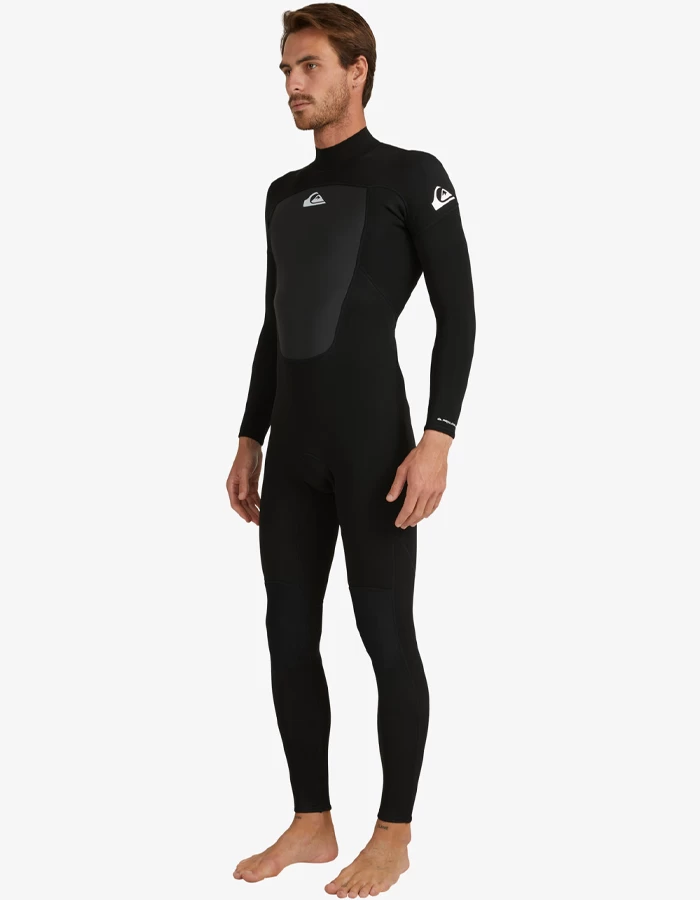QUIKSILVER PROLOGUE 3/2MM BACK ZIP WETSUIT BLACK - Image 4