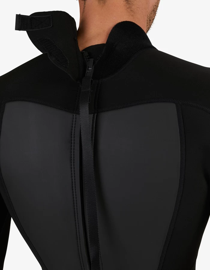 QUIKSILVER PROLOGUE 3/2MM BACK ZIP WETSUIT BLACK - Image 5