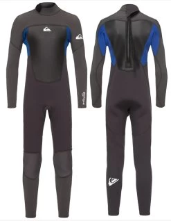 QUIKSILVER BOYS PROLOGUE 3/2 STEAMER WETSUIT 6-12 YRS BACK ZIP