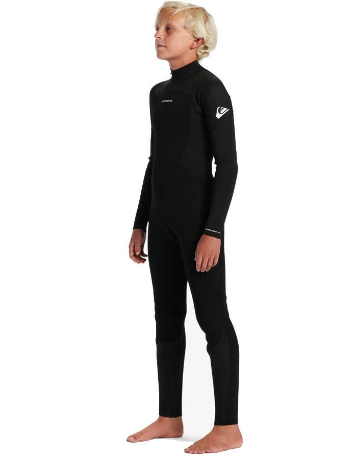 QUIKSILVER BOYS PROLOGUE 4/3 STEAMER WETSUIT BACKZIP 6-16YRS - Image 2