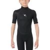 RIP CURL JUNIOR FREELITE 2MM SHORT SLEEVE SPRINGSUIT BACKZIP