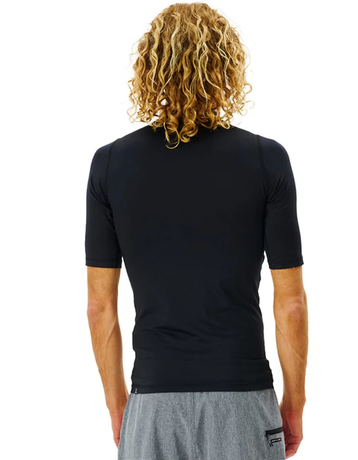 RIP CURL CORPS SHORT SLEEVE UV TEE BLACK - Image 2
