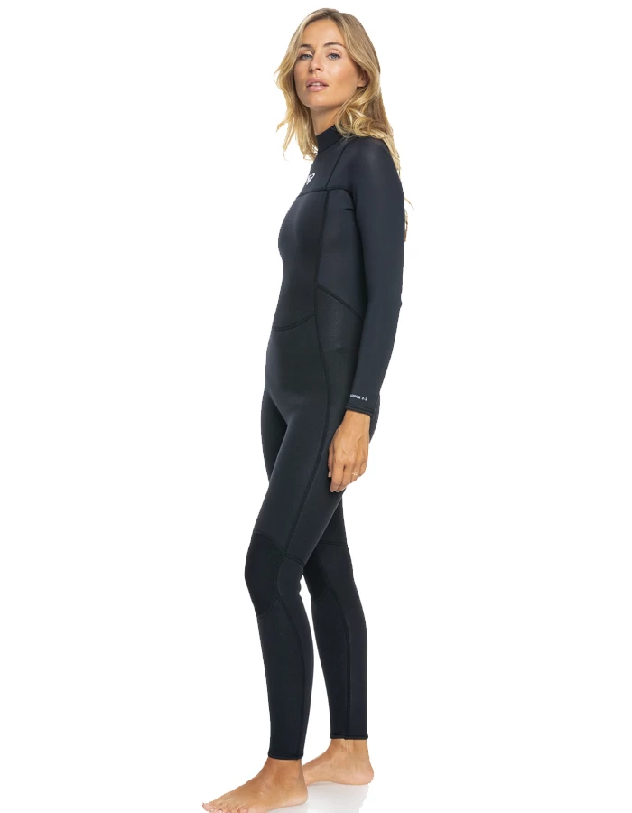 ROXY 5/4/3 PROLOGUE BACK ZIP WETSUIT FOR WOMEN BLACK - Image 4