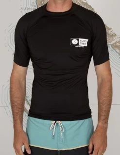 SALTY CREW SHELTER RASHGUARD BLACK