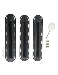 THRUSTER SET FIN FUTURES BOX BLACK