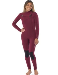 SISSTREVOLUTION SEVEN SEAS 5/4 CHEST FULL WETSUIT WINE