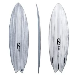 SLATER DESIGNS GREAT WHITE TWIN I-BOLIC VOLCANIC FUTURES FINS