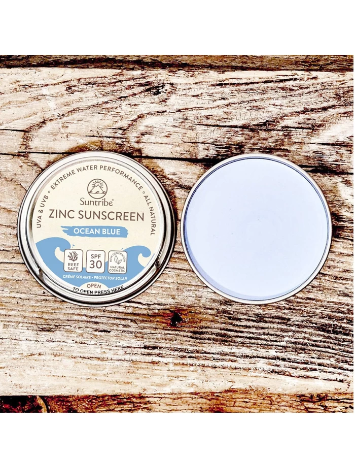SUNTRIBE ALL NATURAL ZINC SUNSCREEN FACE & SPORT SPF30 | BLUE - Image 4