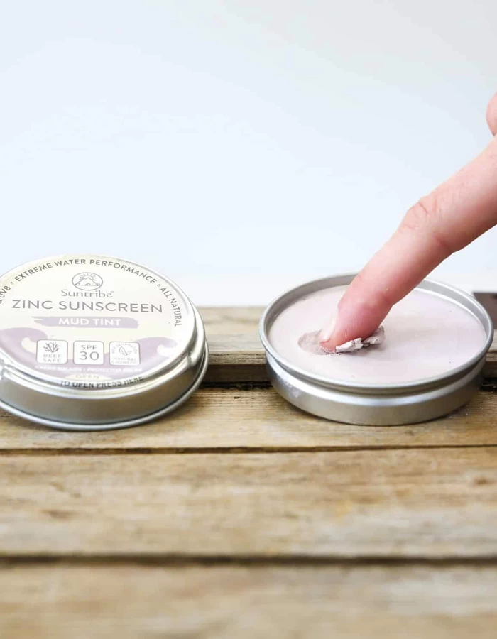 SUNTRIBE ALL NATURAL ZINC SUNSCREEN FACE & SPORT SPF30 | MUD TINT - Image 3