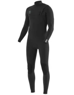 VISSLA 7 SEAS 5/4 FULL SUIT CHEST ZIP BLACK